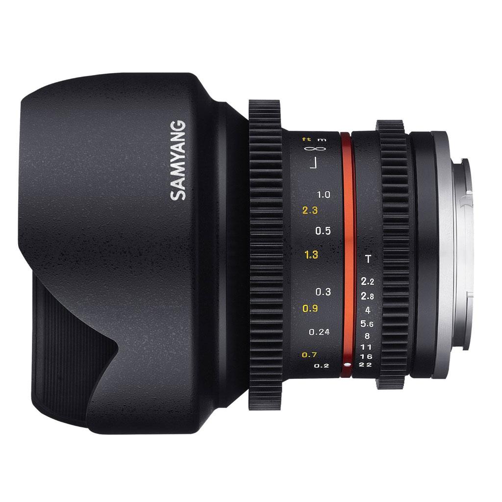 Samyang Obiettivo 12mm T2,2 NCS CS VDSLR per Sony E-Mount