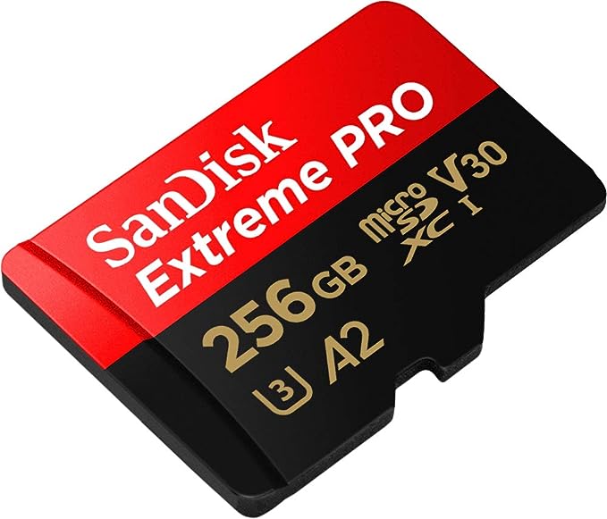 SANDISK EXTREME PRO 256GB 200MB/S MICRO SDXC UHS-I U3 V30 A2