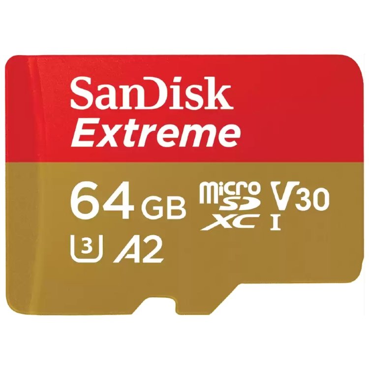 Sandisk MicroSDXC Extreme 64GB 170MB/s U3 V30 A2