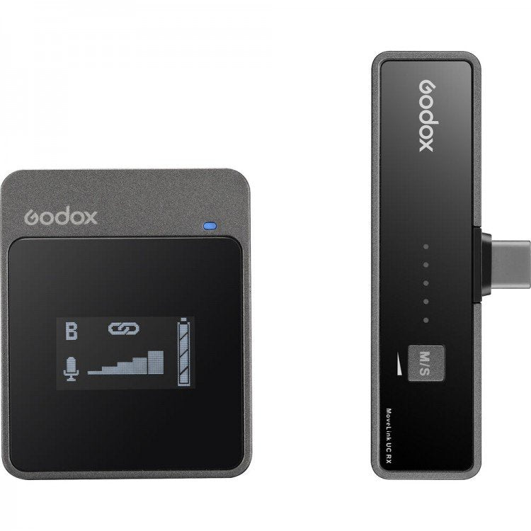 Godox Movelink UC1 a 2.4GHz Sistema microfonico wireless USB-C