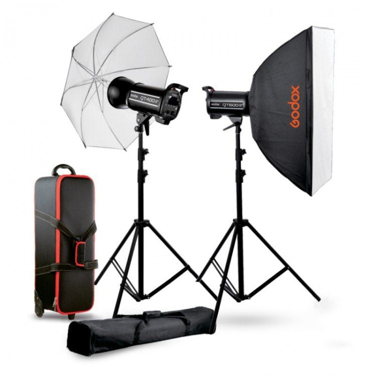 Kit da studio 1 Godox QTII Flash QT400IIM + QT600IIM