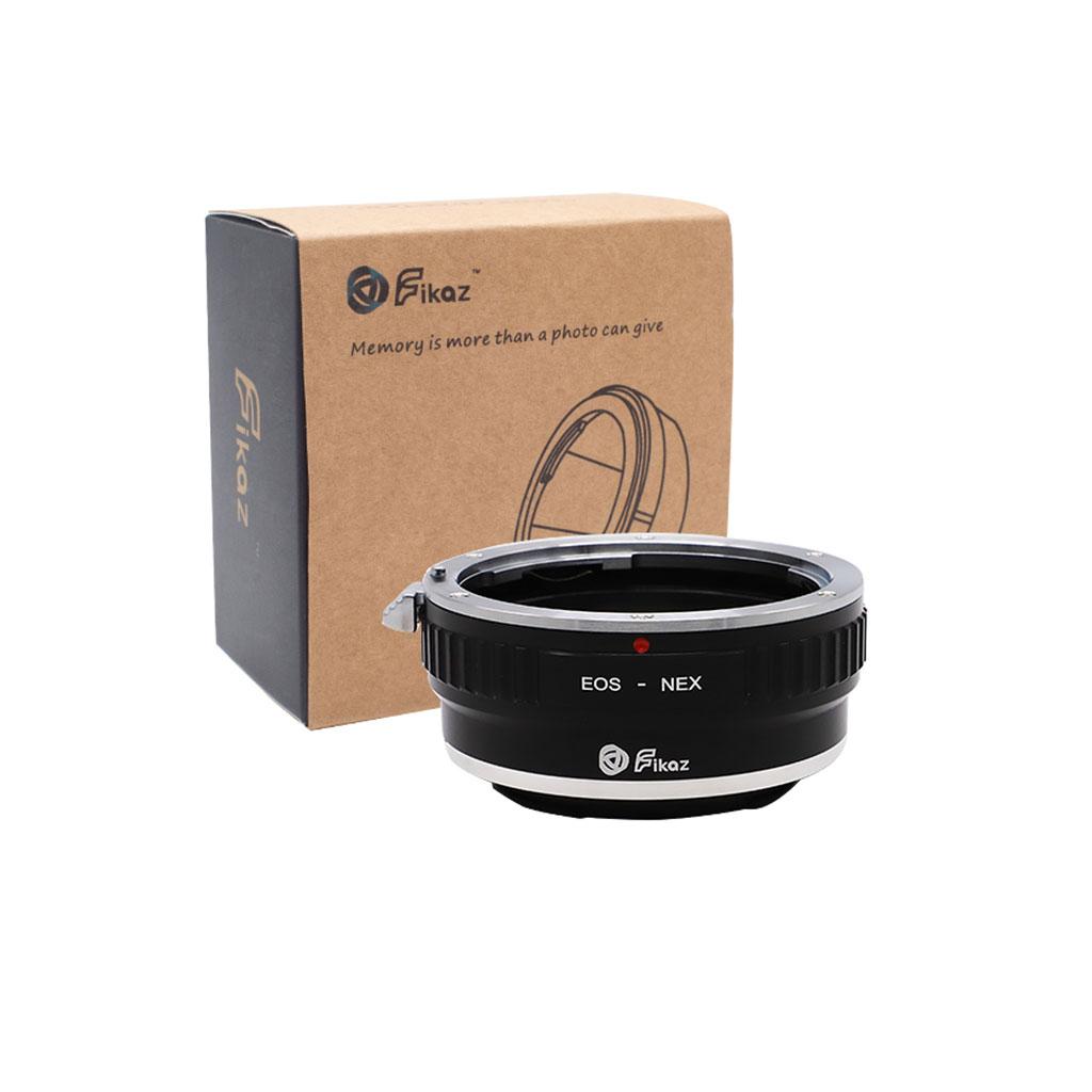 Fikaz Compatibile con Anello Adattatore da Obiettivi Canon EF a Sony E-Mount