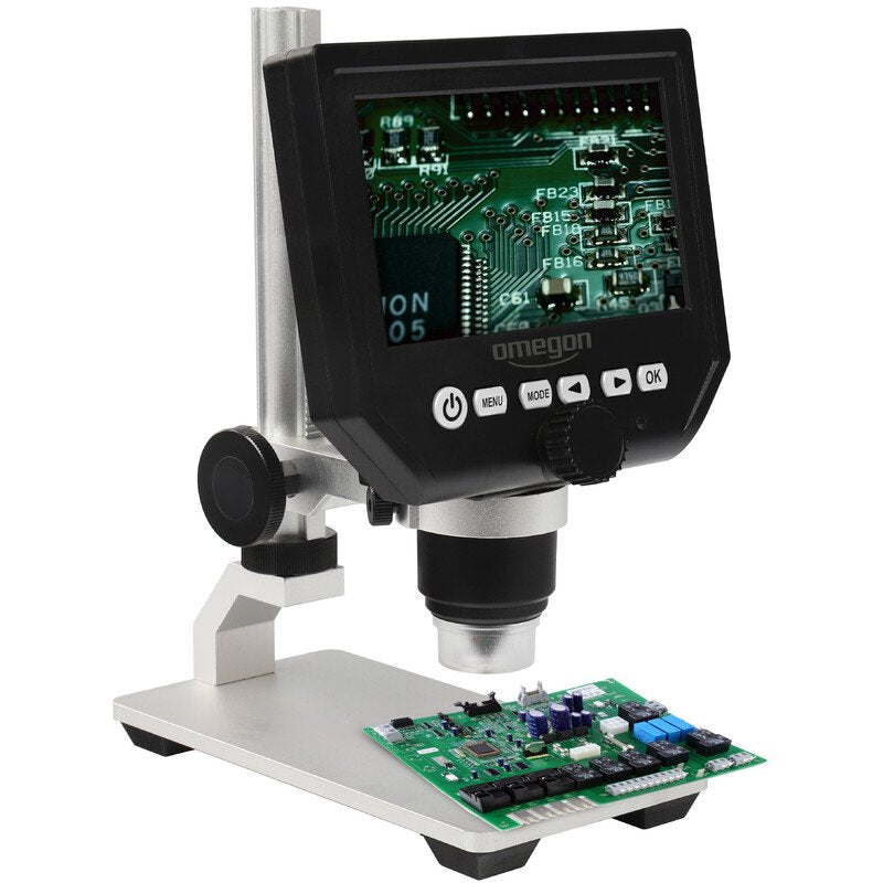 Omegon Microscopio DigiStar. 1x-600x. LCD 4.3''