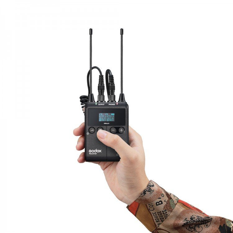 Ricevitore wireless RX per Godox WmicS1 sistema UHF
