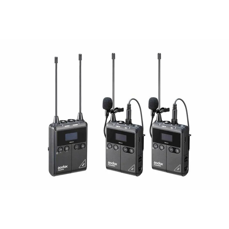 Godox WMicS1 Kit 2 Microfono Wireless Lavalier
