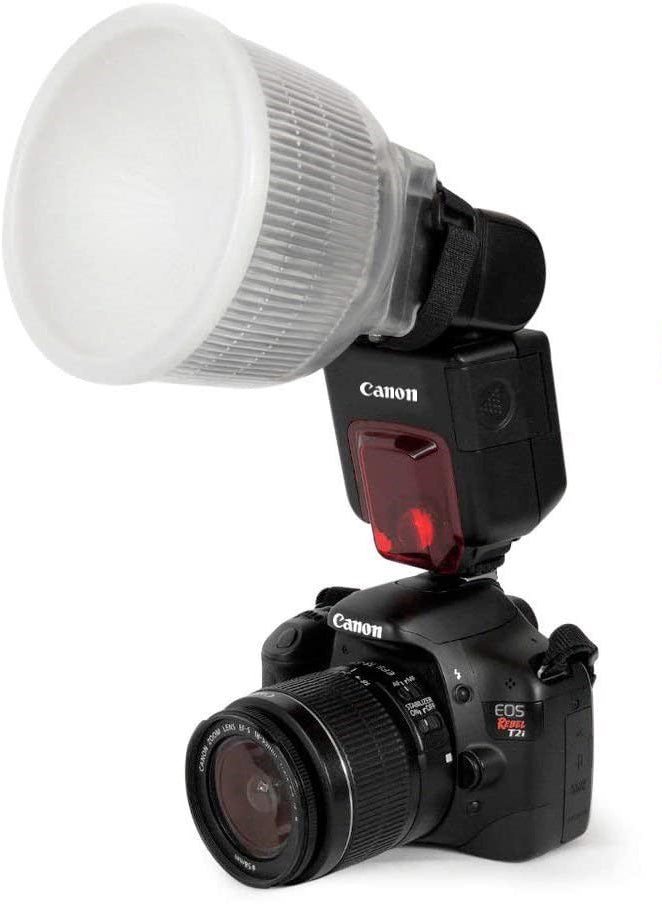 Take Compatibile con Diffusore Lambency Opaco in Silicone per Flash da Slitta Canon 420EX 430EX Sony F36AM