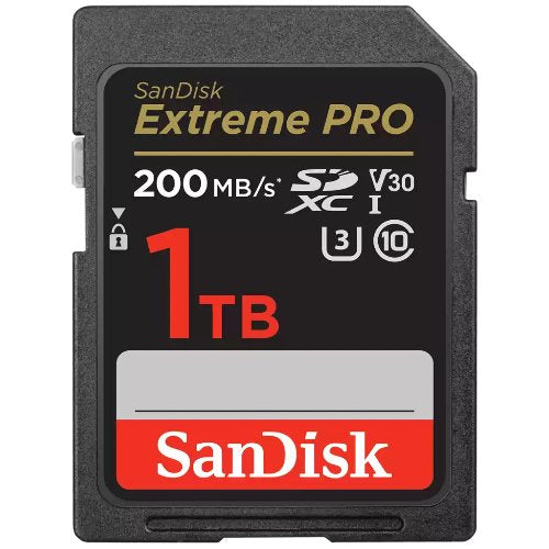 SanDisk SDXC Extreme Pro 1 TB 200mb/s V30