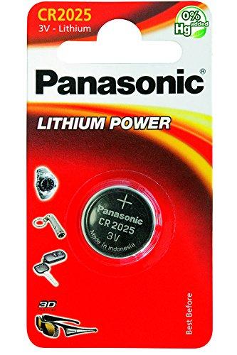 Panasonic CR2025 Pila Bottone Litio 3V