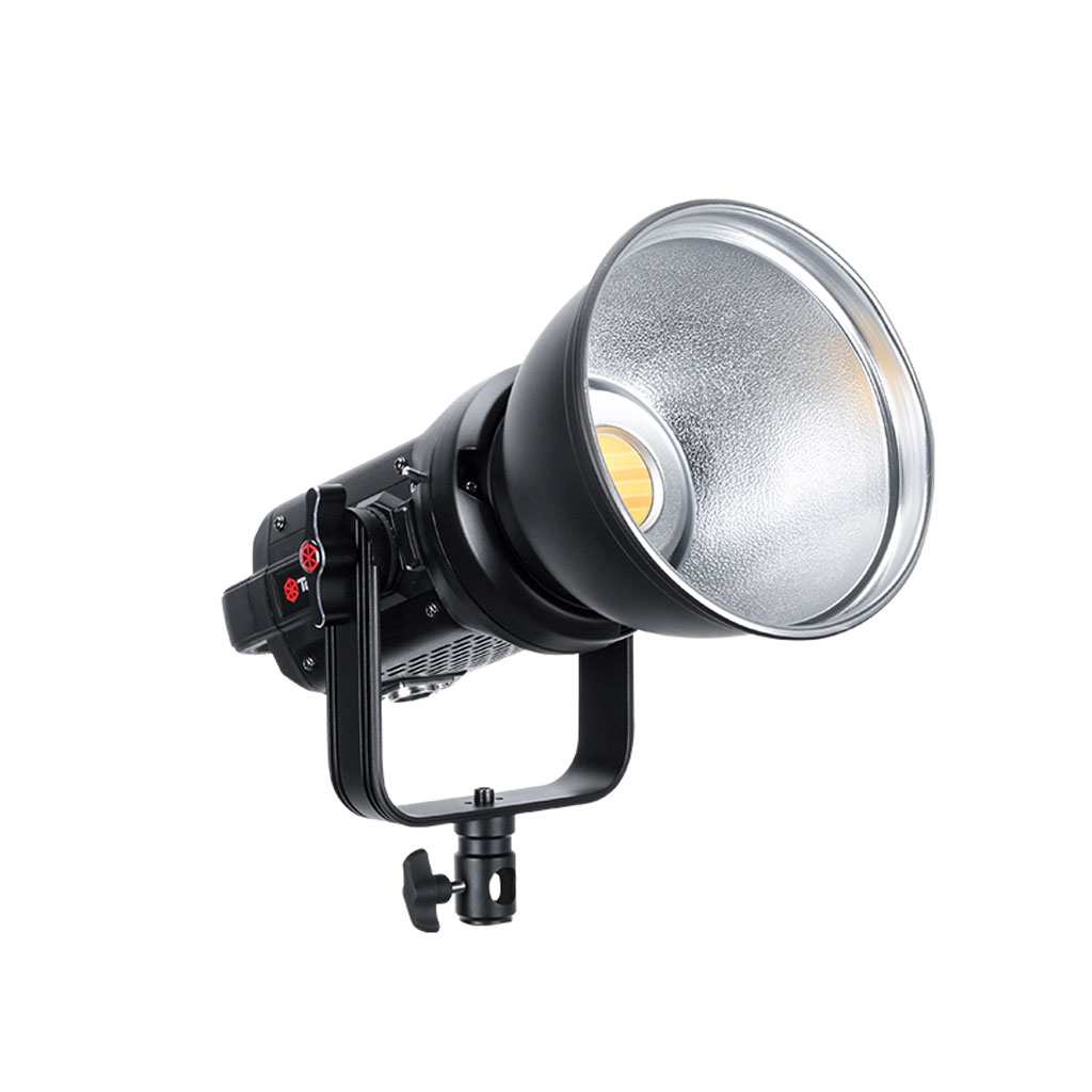 Tolifo SK-D1200BL Faro Led Cob, Temperatura Colore Regolabile 3200-5500K, Equivalenti 1200W, Attacco Bowens, Telecomando