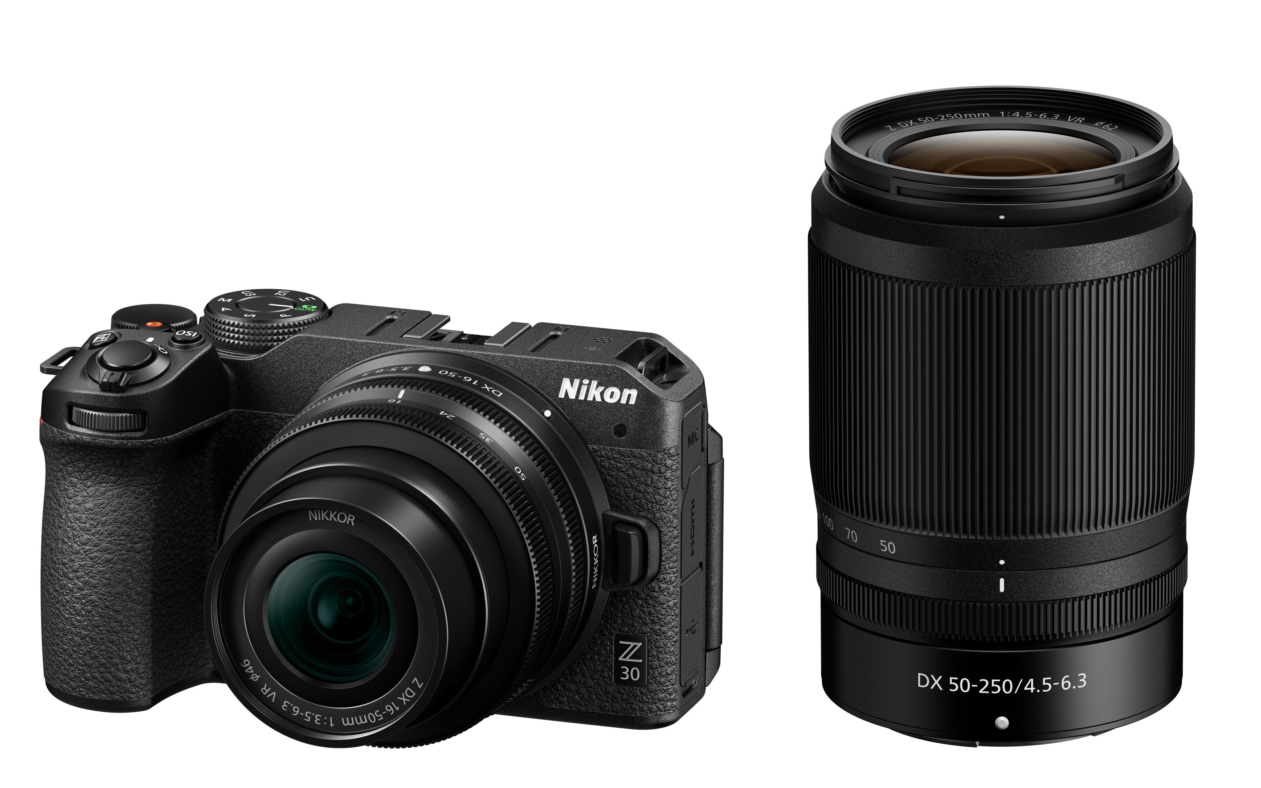 Nikon Fotocamera Z30 + Obiettivo Z DX 16-50 + DX 50-250 VR + SD 64GB Lexar Blue Series 800x - GARANZIA NITAL 4 ANNI ITALIA