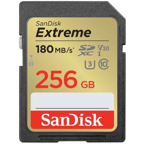 SanDisk SDXC Extreme 256GB 180mb /s V30