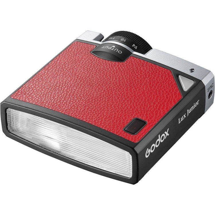 Godox Lux Junior Retro Flash per fotocamera (Rosso)