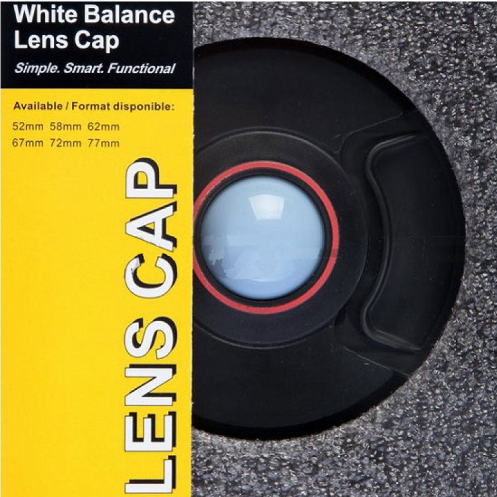 Take Tappo per Bilanciamento del Bianco per Obiettivi con Diametro 72mm