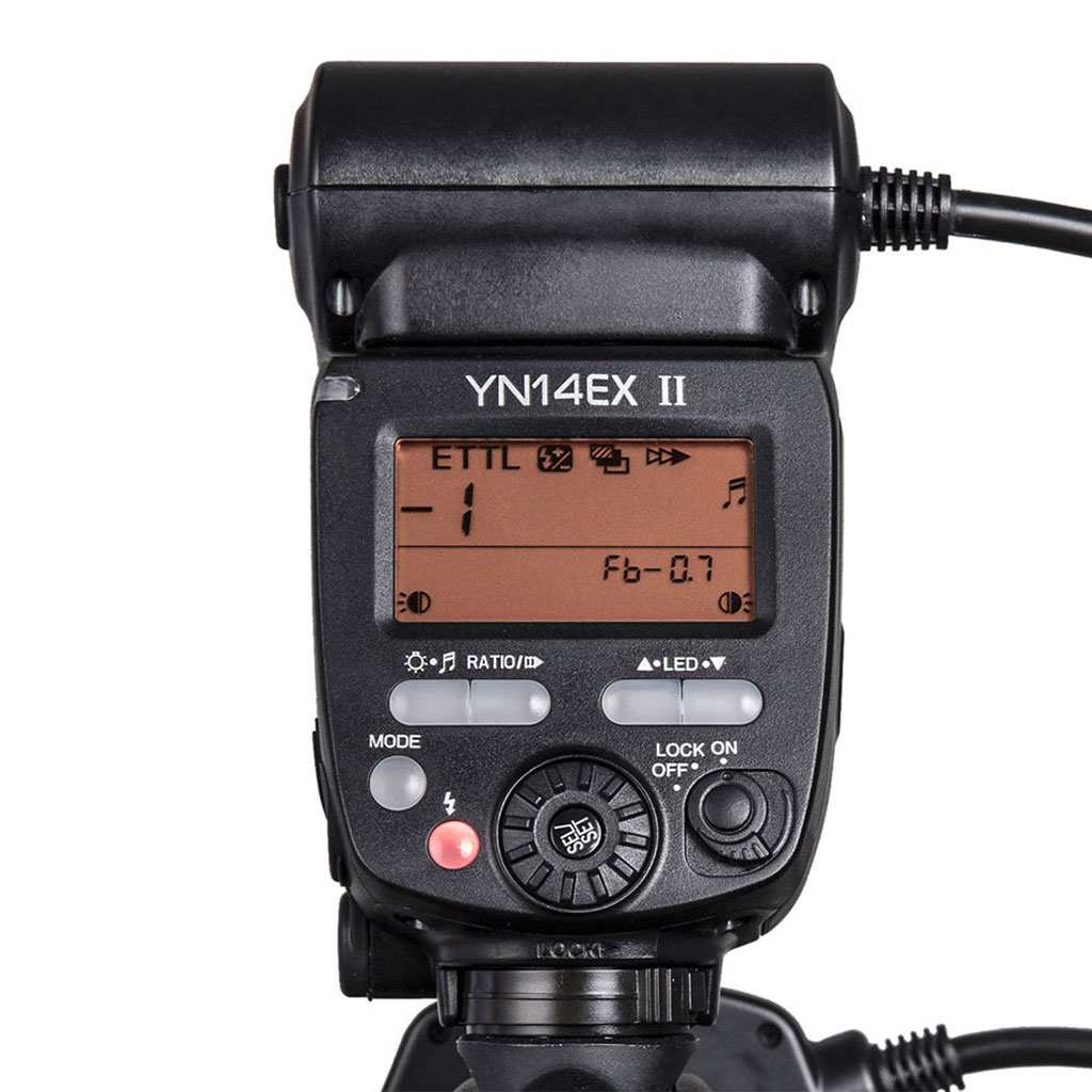 Yongnuo YN-14EX II Ring Flash Anulare Macro per Canon Eos