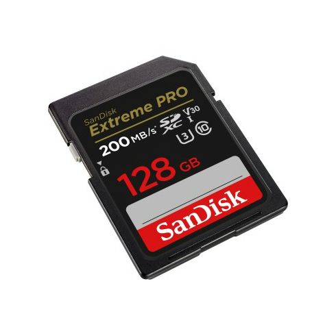 SanDisk SDXC Extreme Pro 128GB 200Mb/S V30 UHS