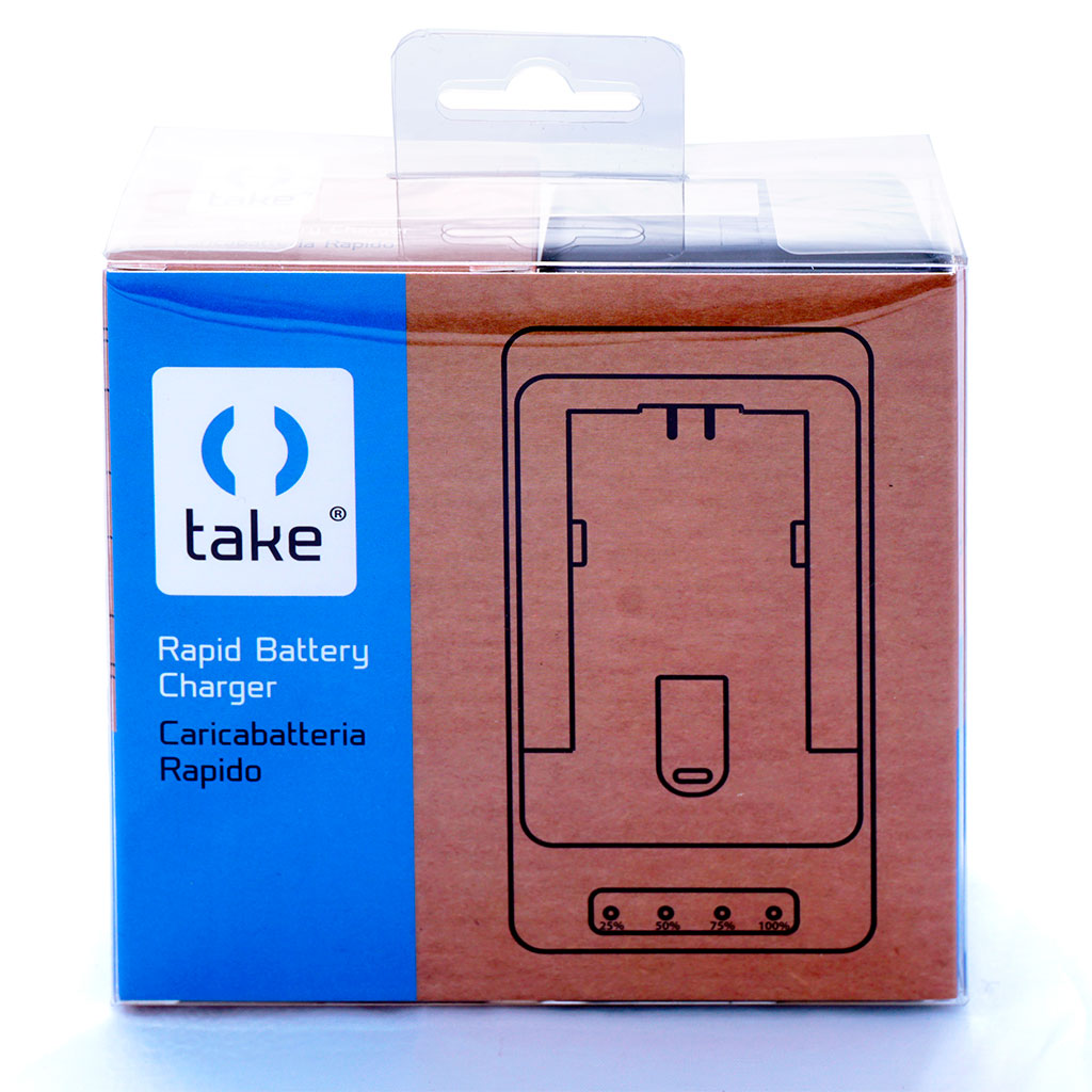 Take TK-RC Compatibile con Caricabatterie Rapido per Batteria Panasonic CGR-D54S
