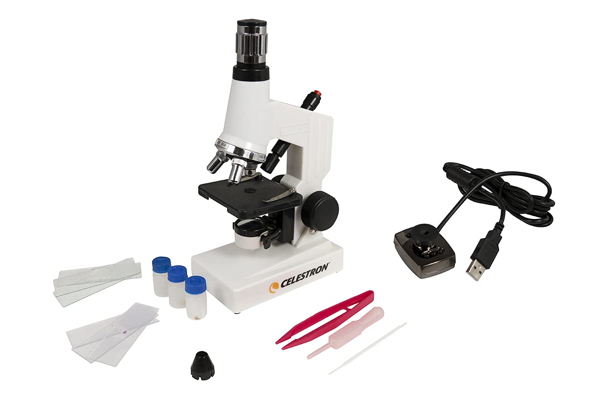 Celestron Kit microscopio biologico con webcam