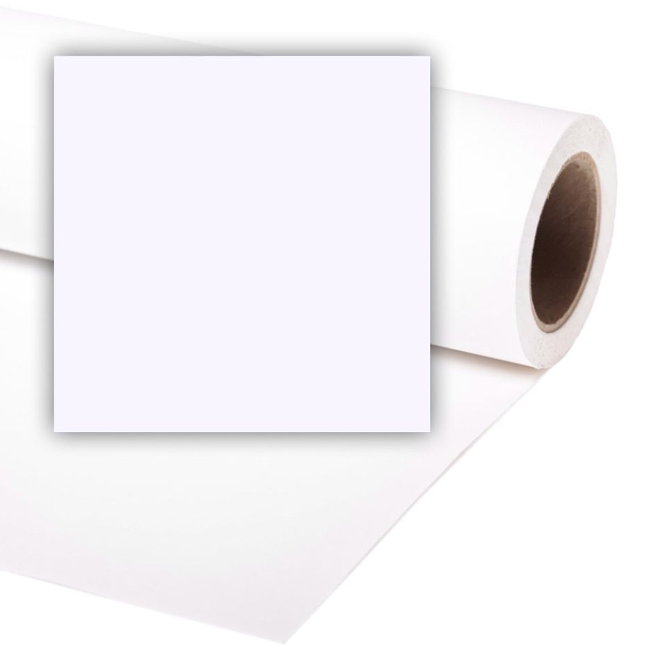 Colorama LL CO165 Fondale in Carta 2,7x11mt Artic White Bianco