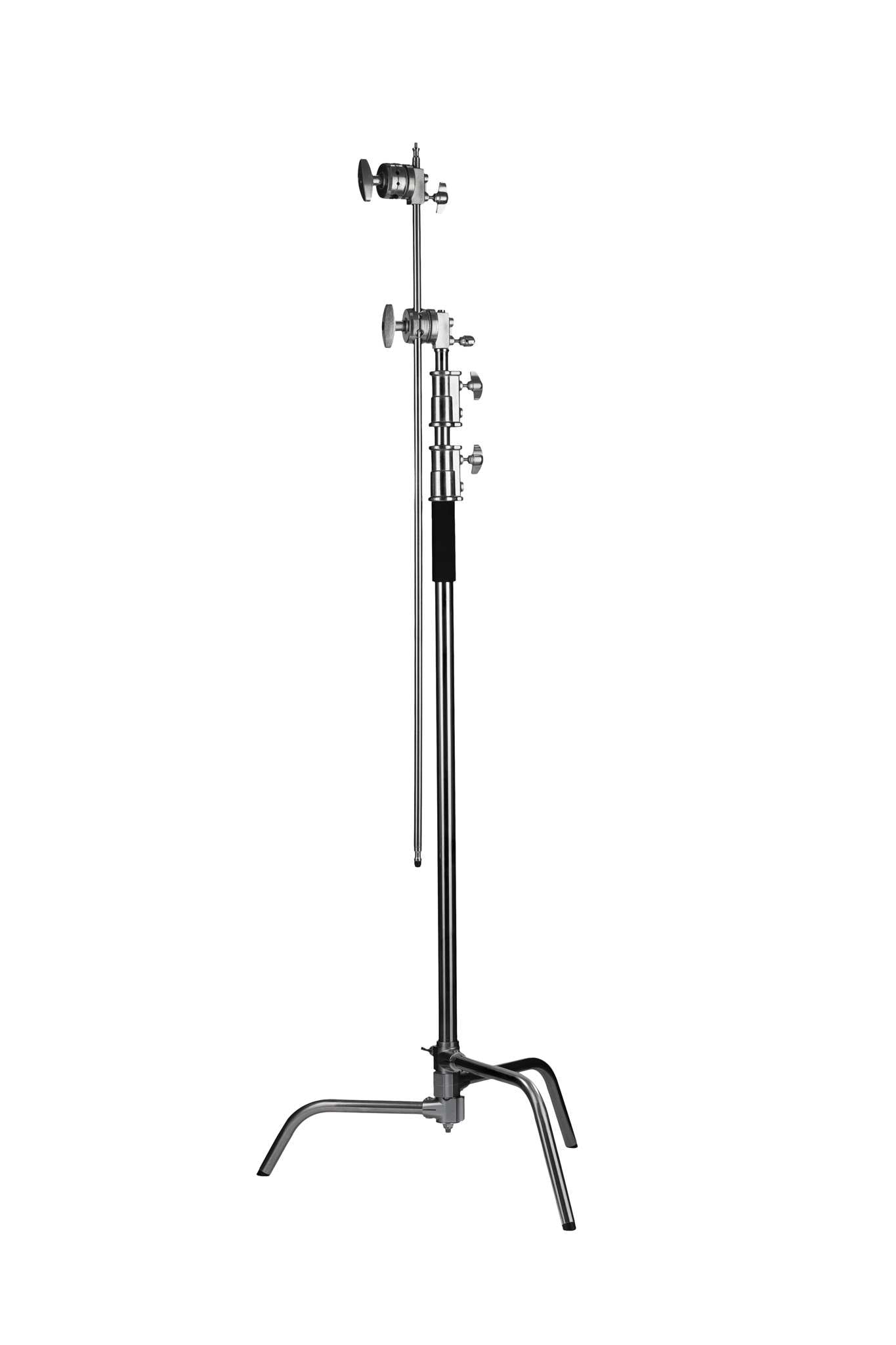 Take TK-CSTAND C-Stand Stativo, altezza max 3mt, completo di braccio da 130cm, acciaio INOX