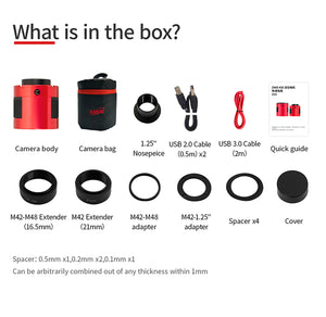 ZWO ASI992MM-P camera NIR SWIR InGaAs raffreddata