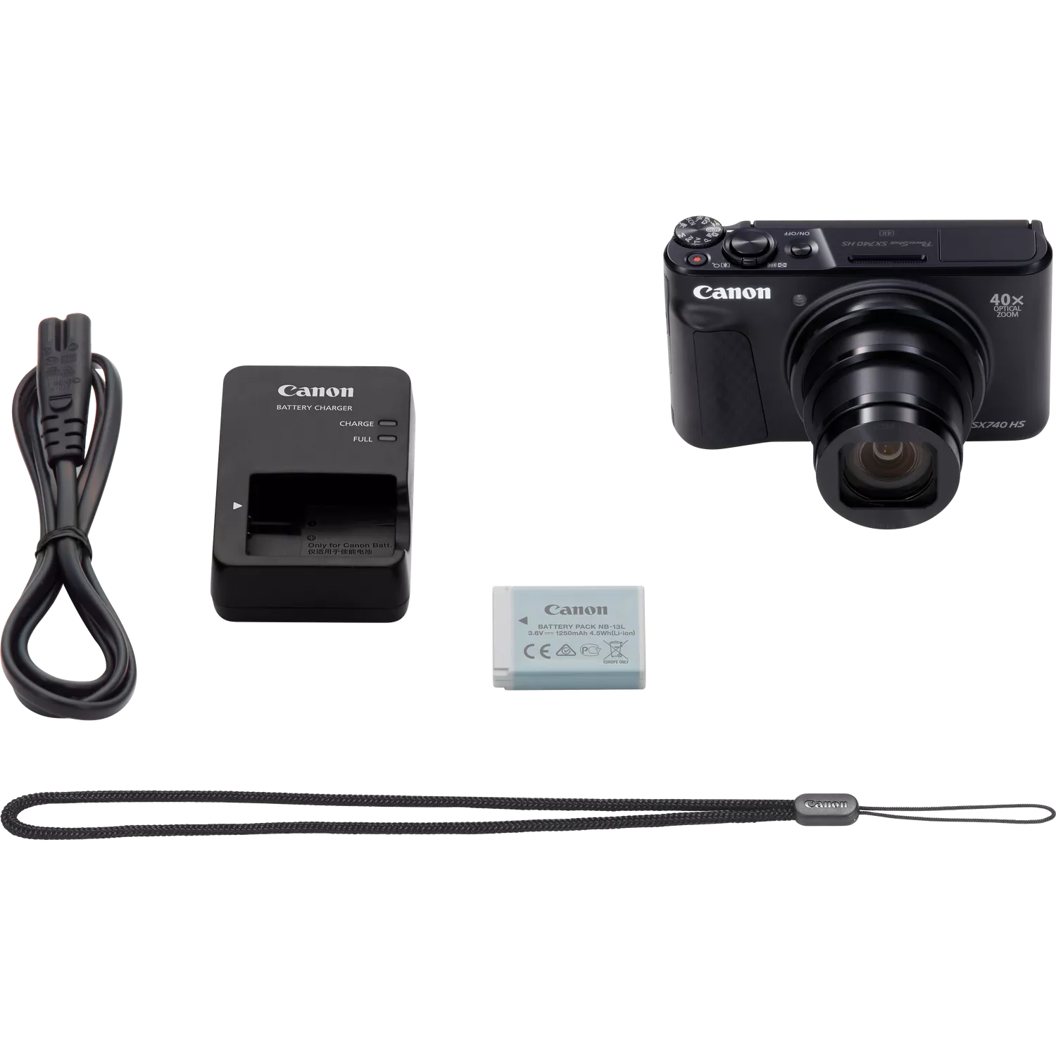 Canon PowerShot SX740 HS Black fotocamera compatta superzoom 40x (44190158)