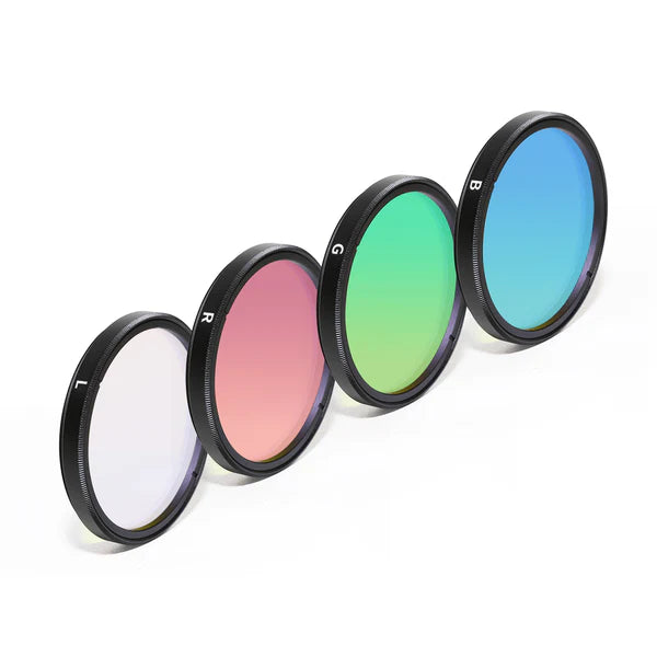 GIORDANO® LRGB – Set di Filtri Astronomici LRGB 1,25"/2" per Astrofotografia a Colori