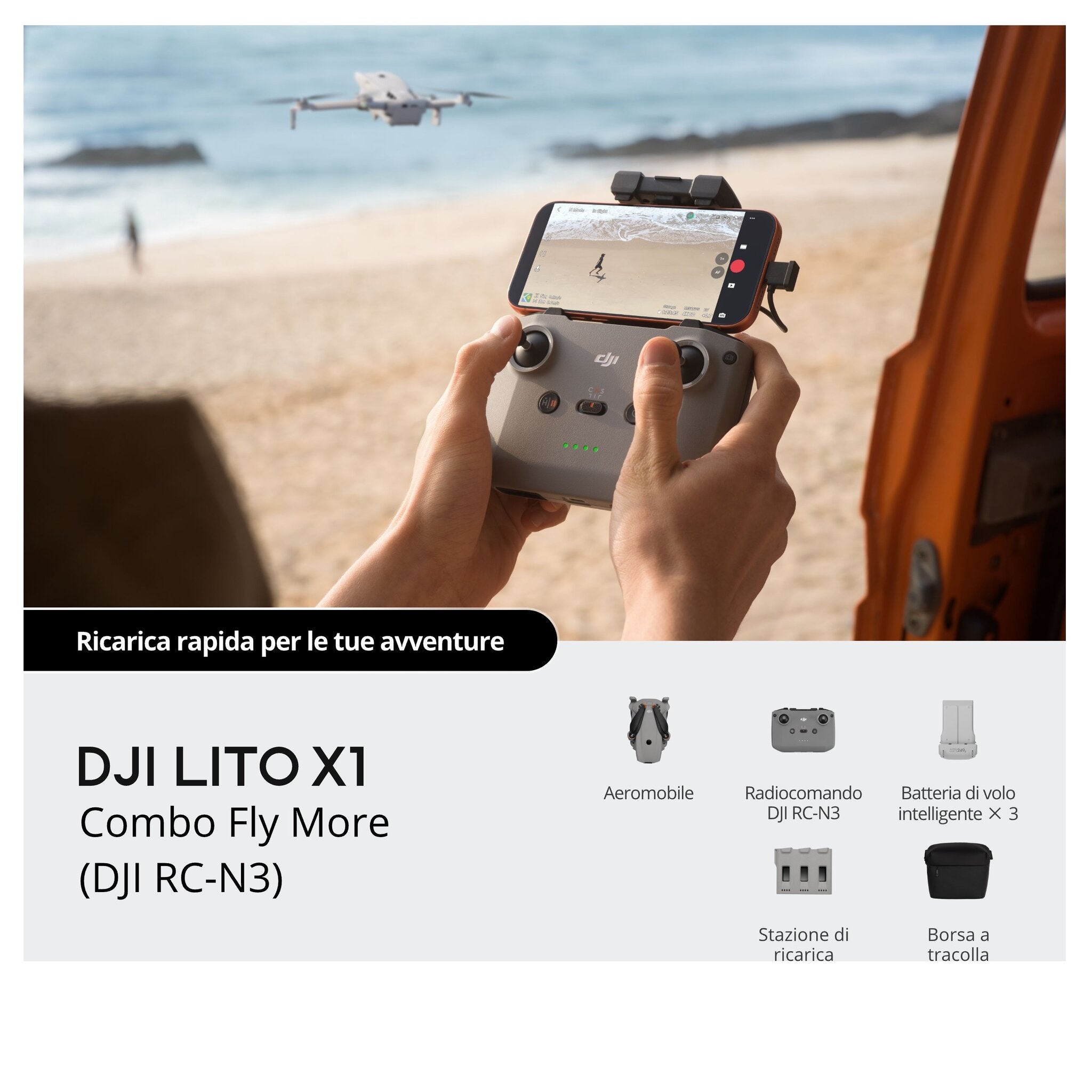 DJI Lito X1 Fly More Combo (RC-N3)