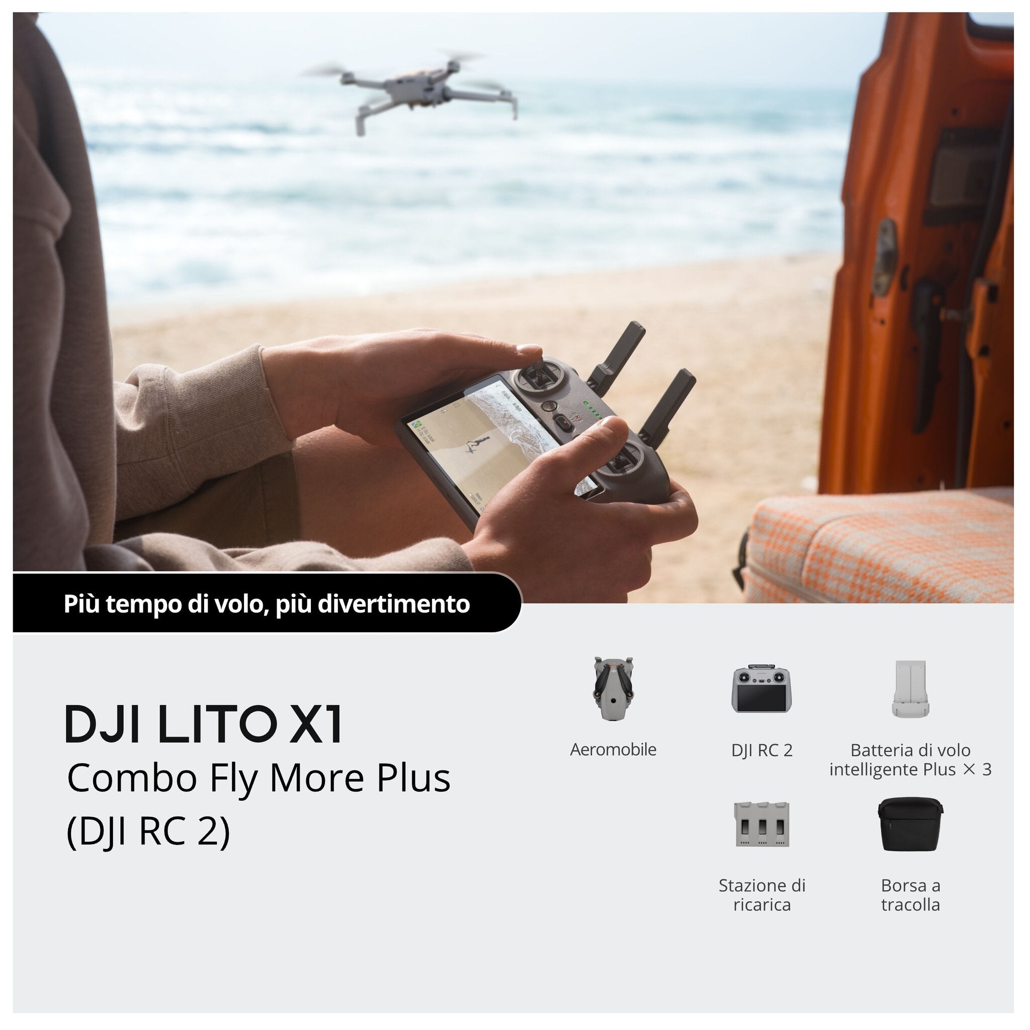 DJI Lito X1 Fly More Combo Plus (RC2)