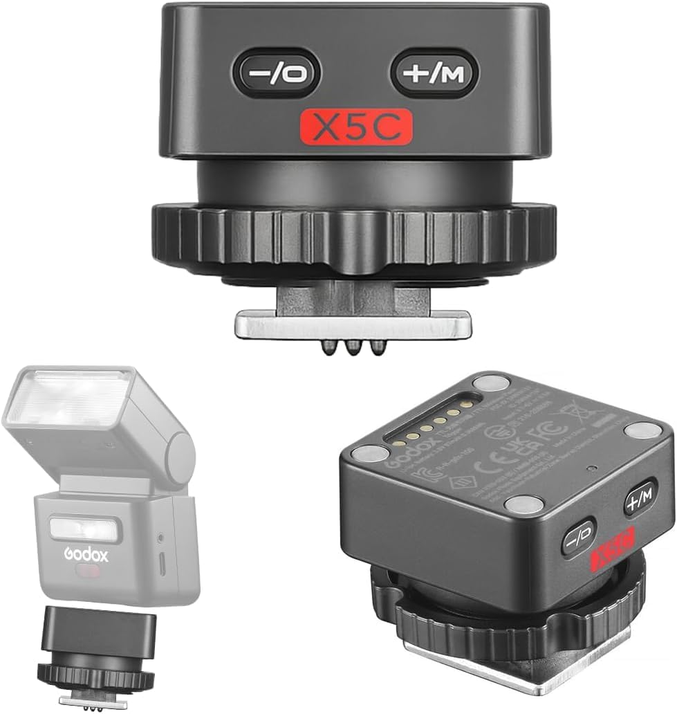 Godox X5-C Modulo Hotshoe + Trigger Canon – Sistema iT32 Wireless 2.4GHz