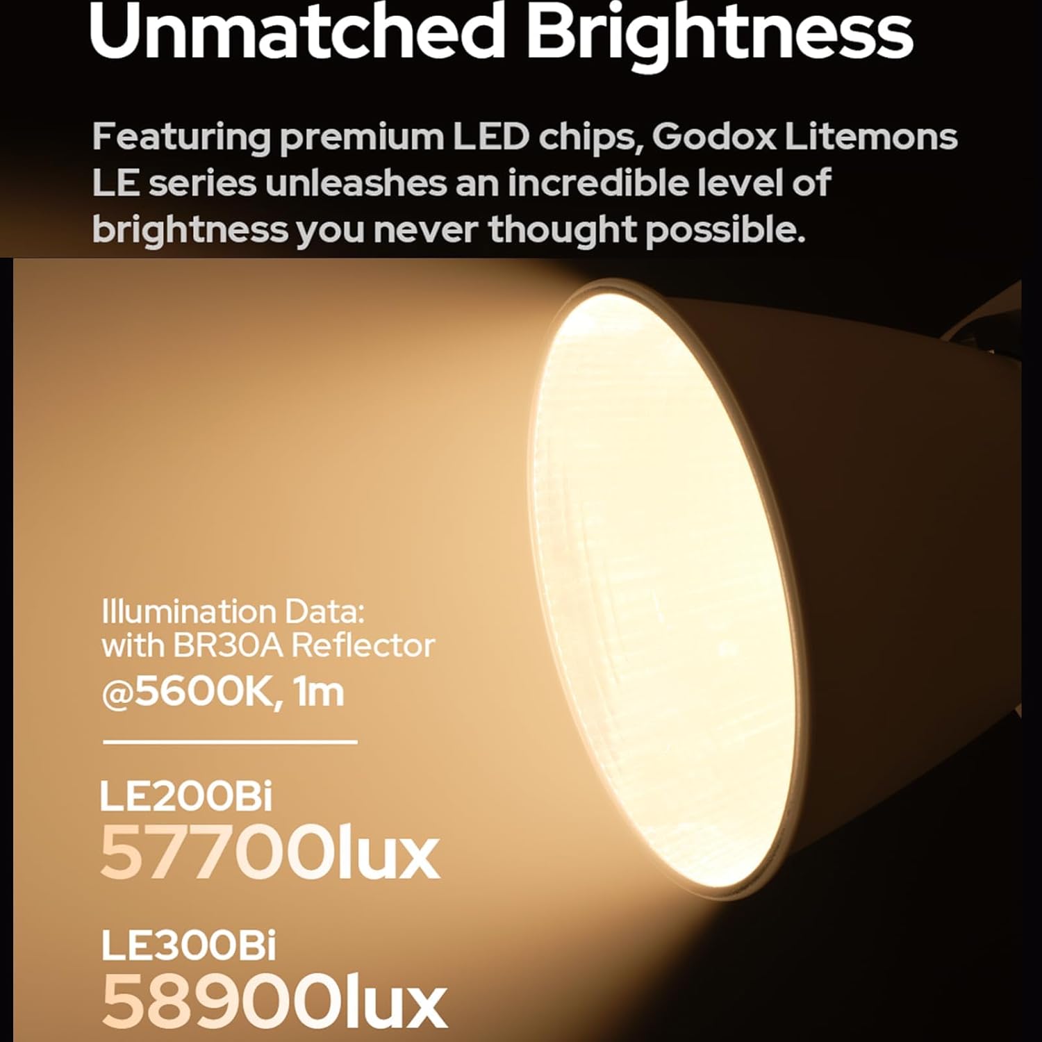 Godox LE200Bi luce LED 220W bi-color