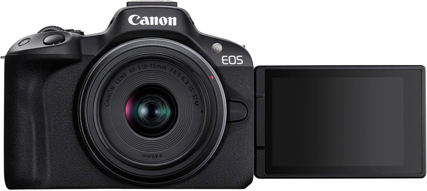Canon EOS R50 Kit RF-S 18-45mm e RF-S 55-210mm Black