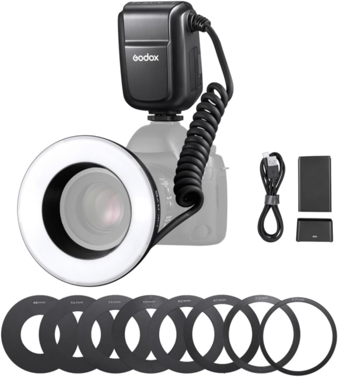 Godox MF-R76 Macro Flash NON TTL, compatible with all cameras