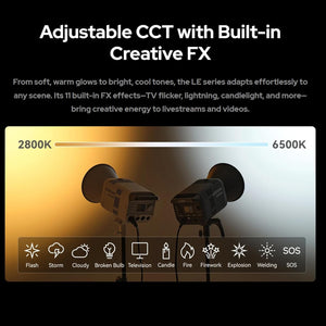 Godox LE300Bi luce LED 320W bi-color