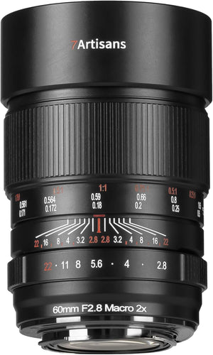 7Artisans 60mm f/2.8 Macro 2x Canon RF obiettivo macro manuale