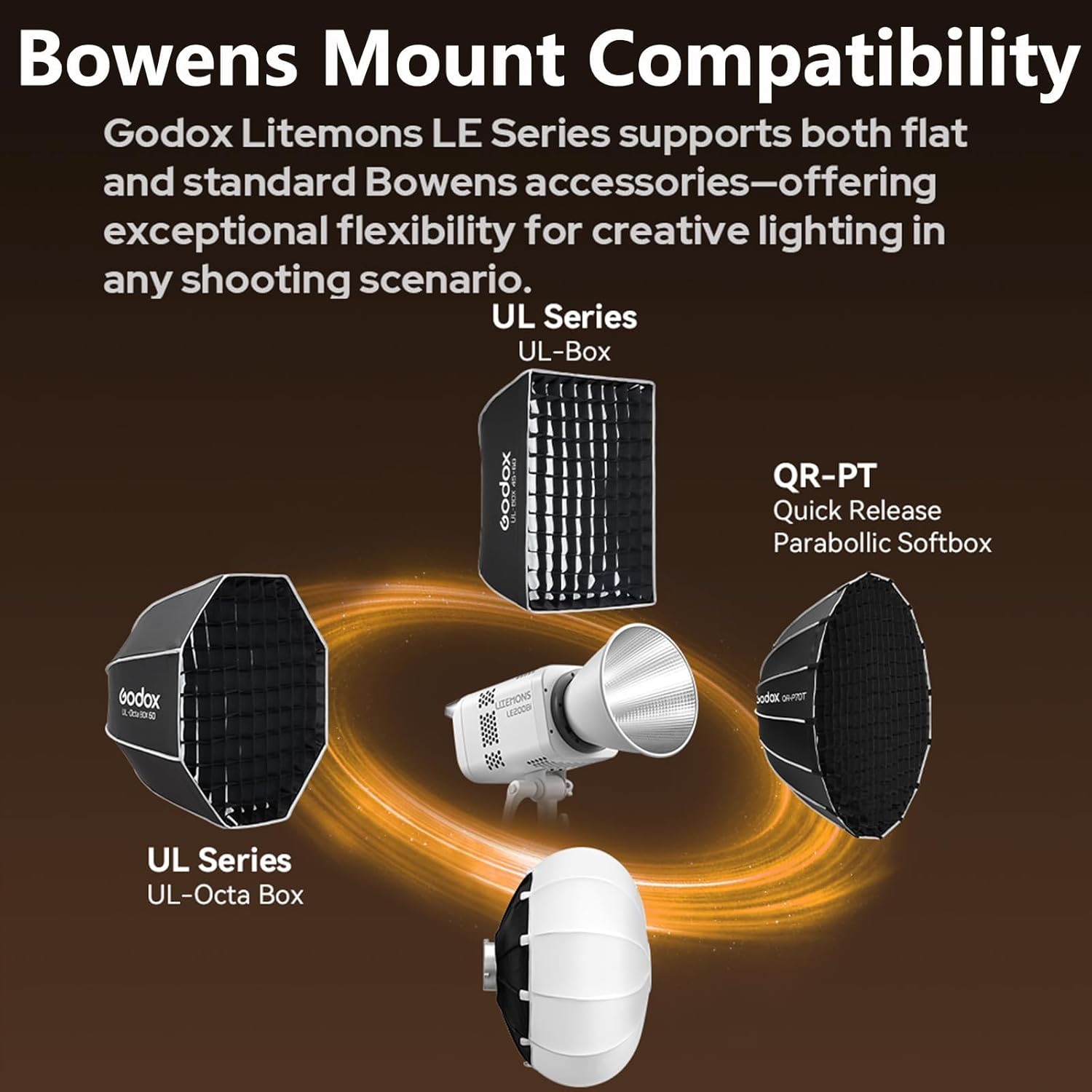 Godox LE200Bi luce LED 220W bi-color