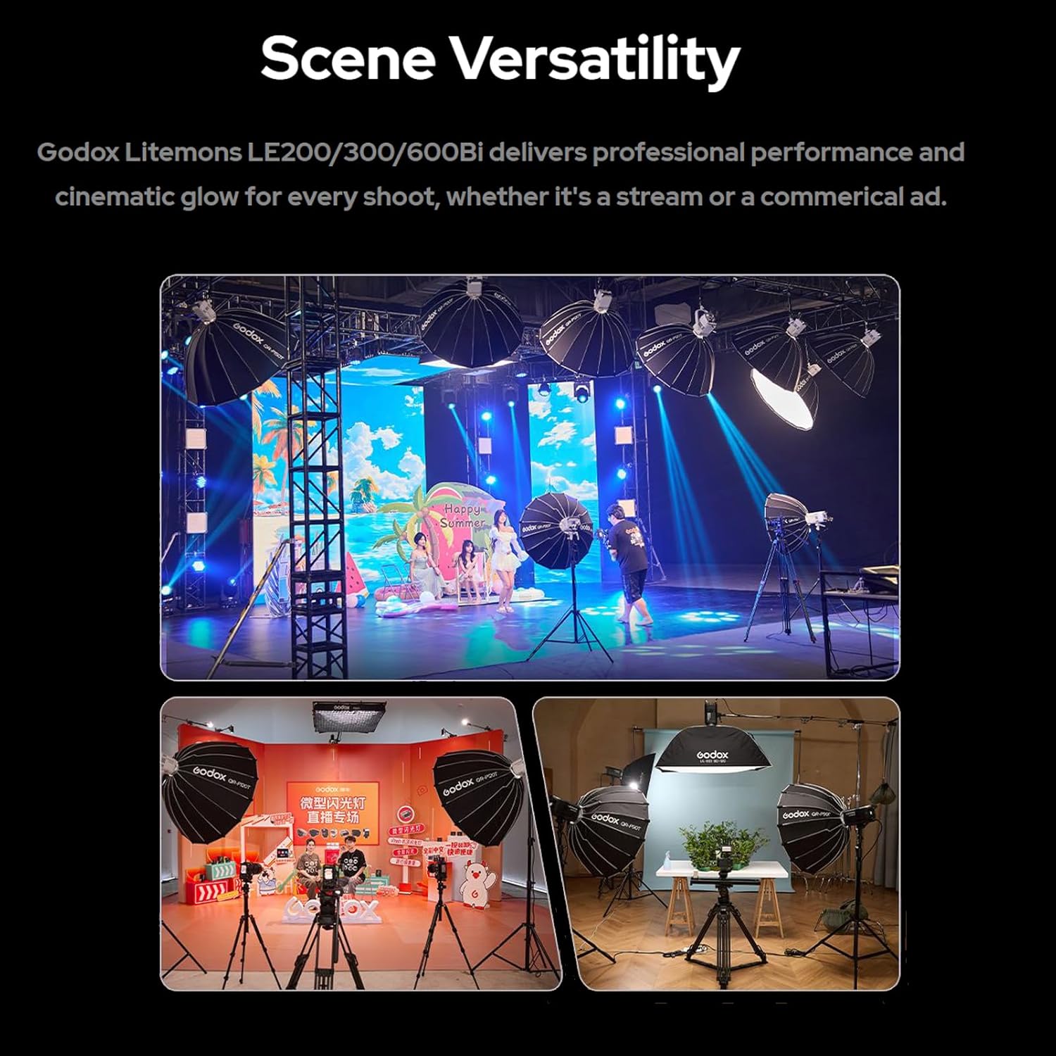 Godox LE300Bi luce LED 320W bi-color