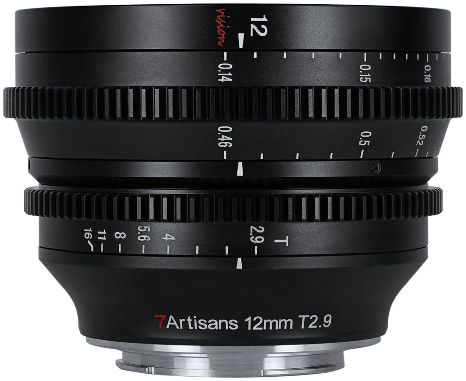 7Artisans 12mm T2.9 Sony E-mount – APS-C Ultra Wide-Angle Cine Lens