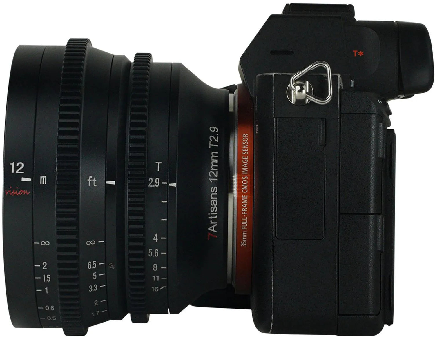 7Artisans Vision 35mm t1.05 Sony E Obiettivo Cine Full Frame Ultra Luminoso - immagine principale prodotto
