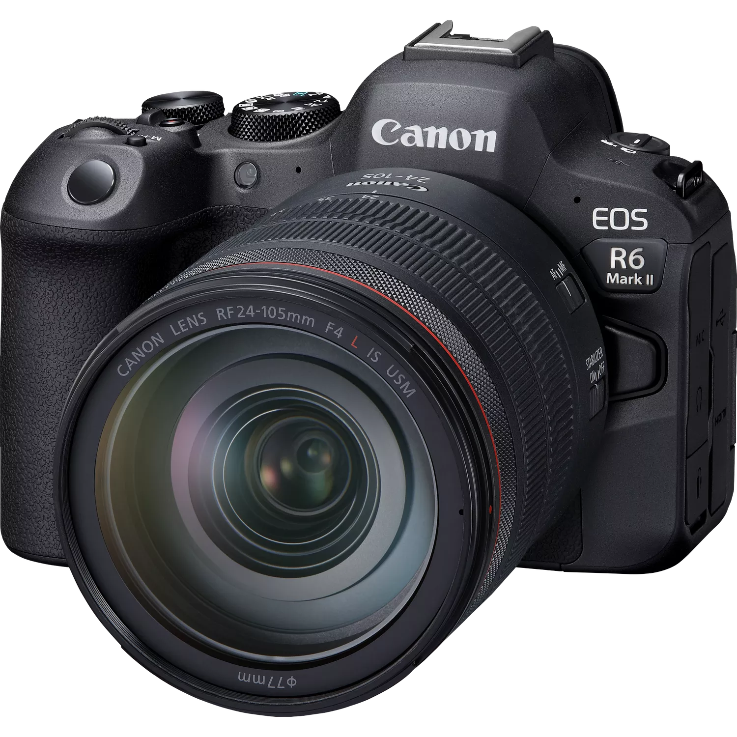 Canon EOS R6 Mark II + RF 24-105 mm F4 L IS USM mirrorless full frame Serie L professionale