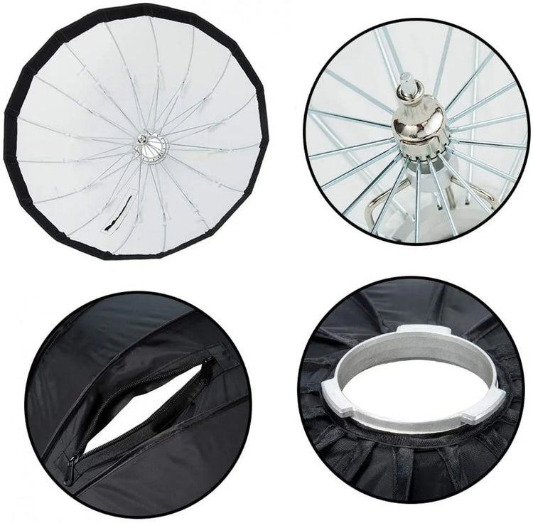 Godox AD-S65W Softbox Parabolico 65 cm Bianco per AD400Pro – Softbox portatile professionale Godox