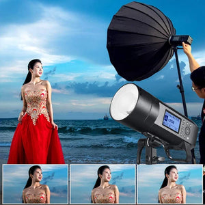 Godox AD400Pro Flash Portatile TTL 400Ws per Esterni – Flash da studio con batteria al litio e HSS