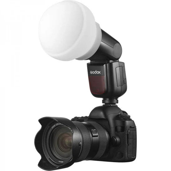 Godox AK-R22 Softbox Sferico Pieghevole per Flash Godox V1 AD100Pro AD200Pro – Luce morbida a 360°