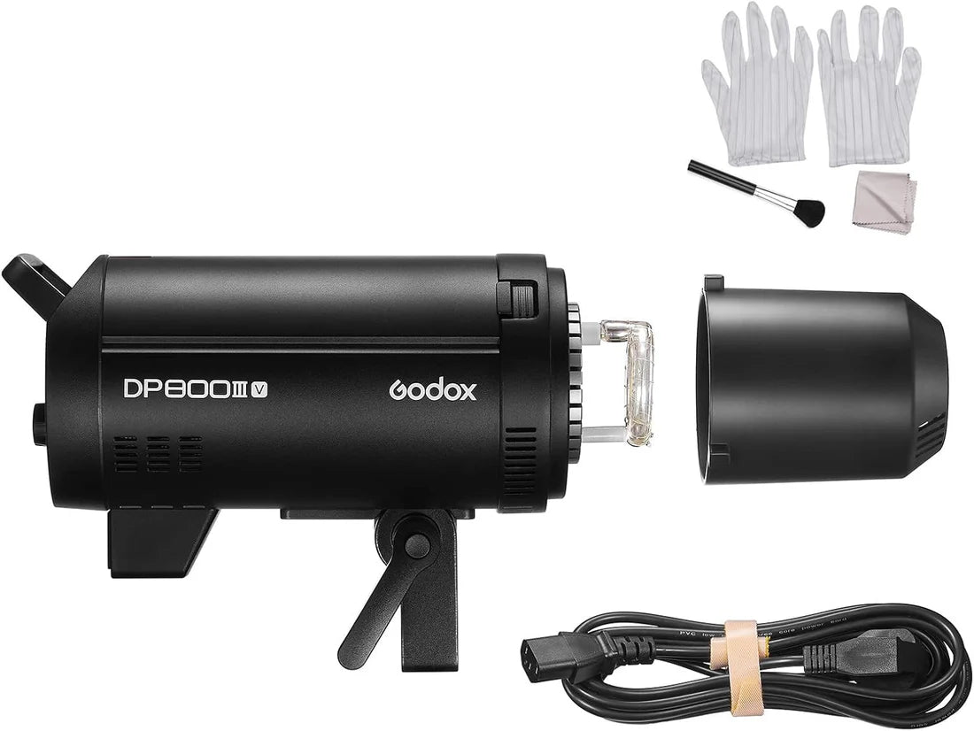 Godox DP800III-V – Flash Professionale da Studio 800Ws con Luce LED di Modellazione e Sistema Radio 2.4G
