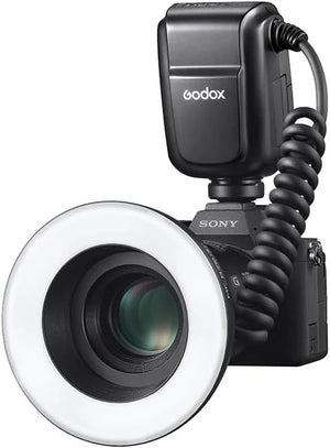 Godox MF-R76S+ Flash Macro Dentale TTL per Sony – Illuminatore Anulare Professionale con Batteria Ricaricabile