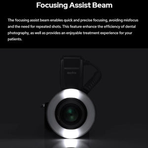 Godox MF-R76S+ Flash Macro Dentale TTL per Sony – Illuminatore Anulare Professionale con Batteria Ricaricabile