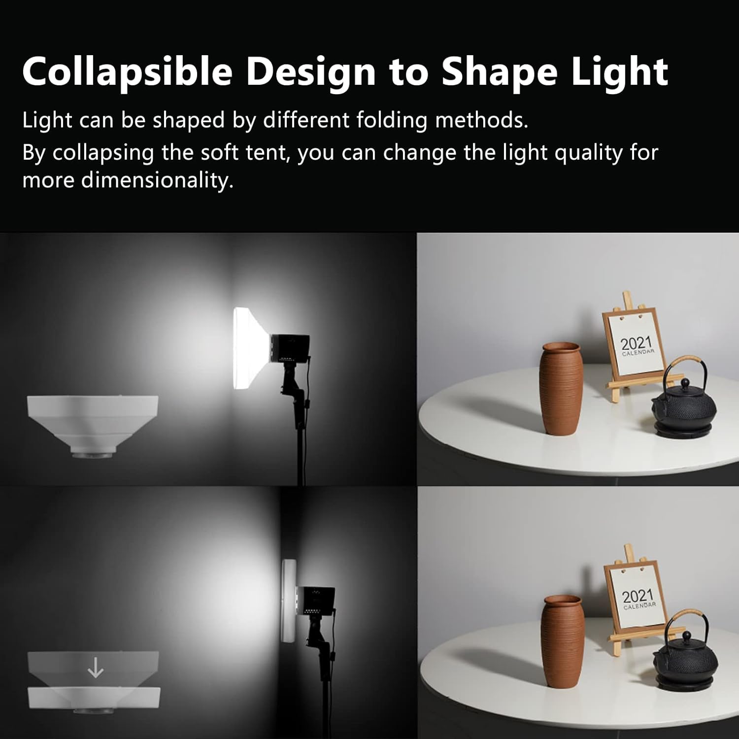 Godox ML-CS1625 Softbox portatile 16×25 cm per ML30, ML60, V1, V1Pro e V100 – Luce morbida e uniforme