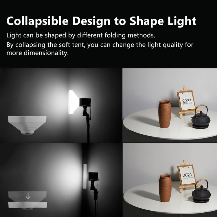 Godox ML-CS1625 Softbox portatile 16×25 cm per ML30, ML60, V1, V1Pro e V100 – Luce morbida e uniforme