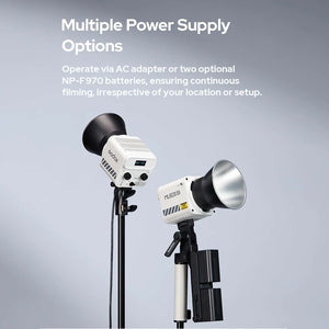 Godox ML60II Bi Illuminatore a LED Bi-Color 2800–6500K Kit 1 con AK-B01 – Luce continua portatile professionale