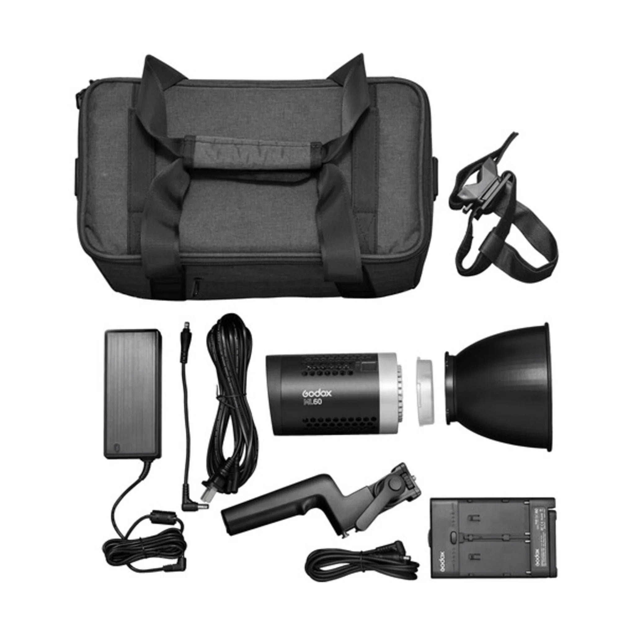 Godox ML60 Faro LED 60W 5600K a luce continua con attacco Godox – portatile e silenzioso