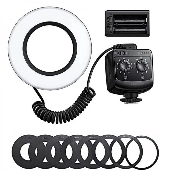 Godox Macro Ring72 Illuminatore Anulare a LED per Macro e Still Life – Luce uniforme e regolabile